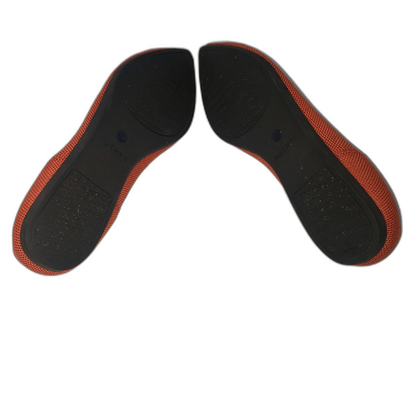 Rothy's The Point Persimmon Flats Shoes Retired Color Womens Size 8.5 - Picture 6 of 10